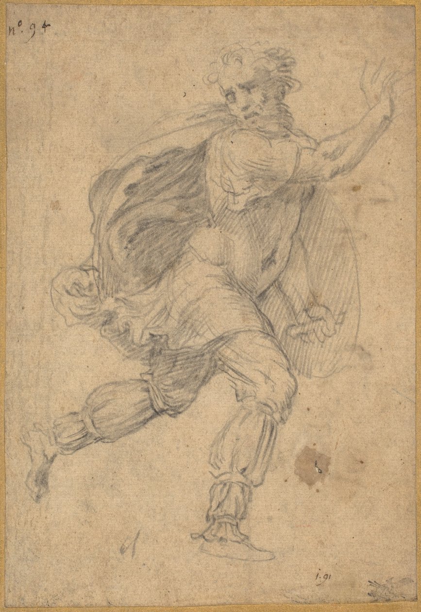 kaçan barbar by Polidoro da Caravaggio