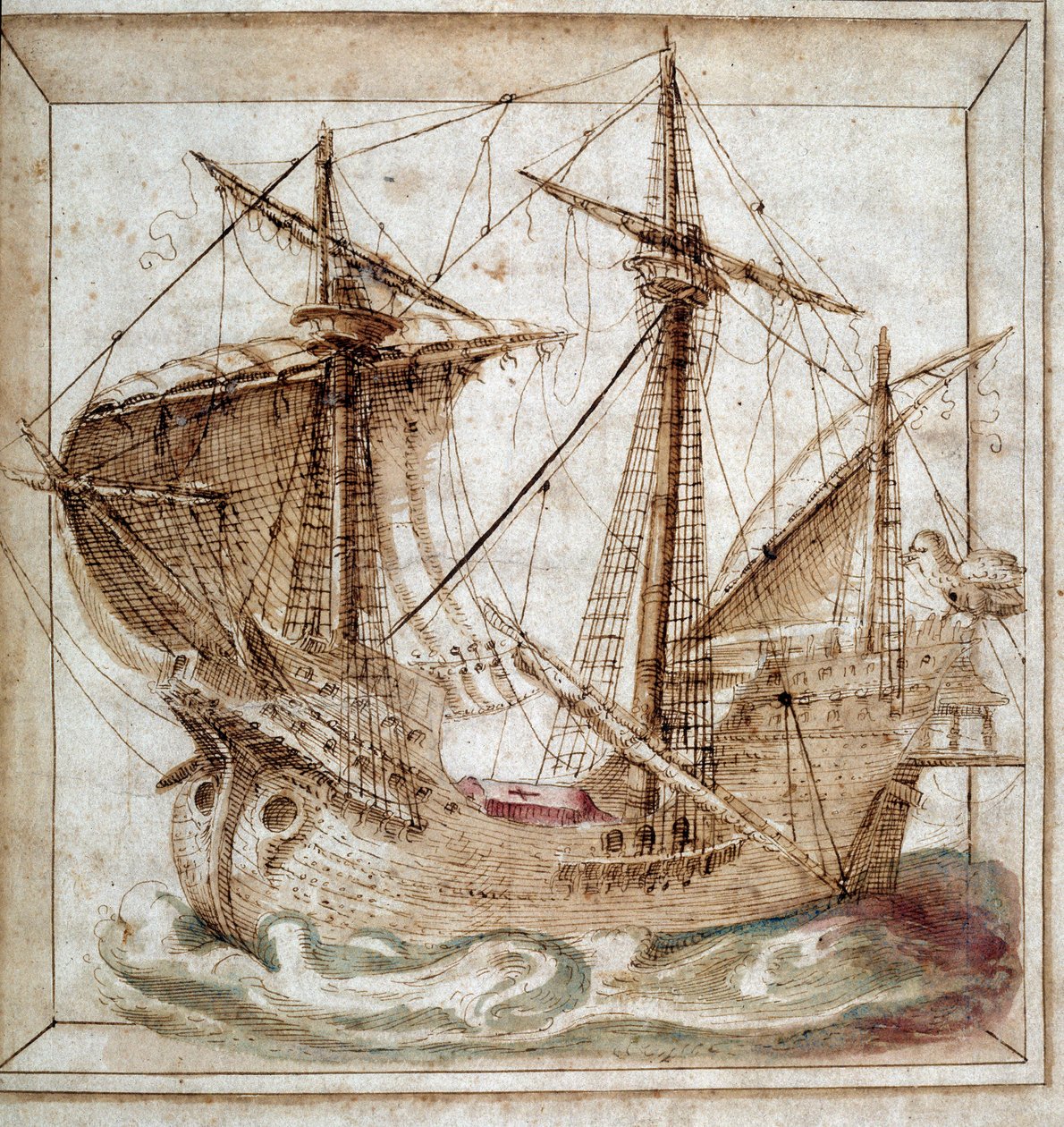 Caravelle. Portekizce el yazması by Portuguese School