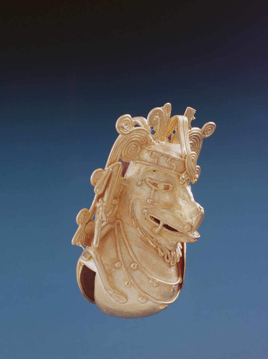 Bell, Mixtec Kültürü (altın) by Pre Columbian