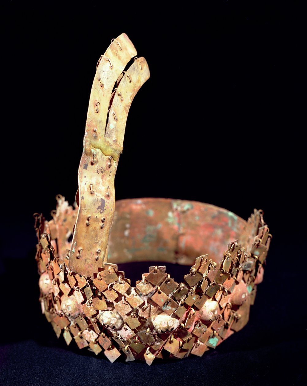 Diadem, Chimu (altın) by Pre Columbian