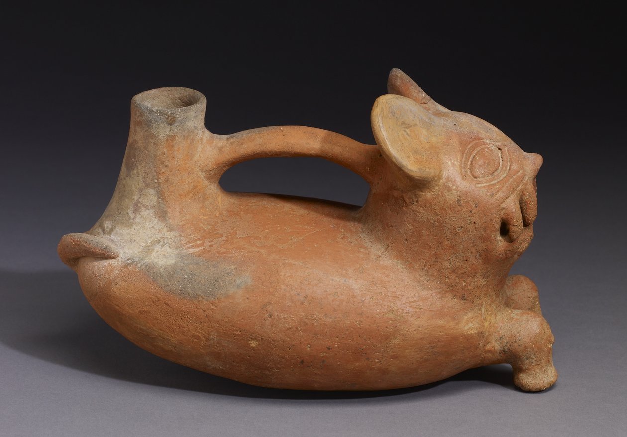 Kedi Damarı, Vicus Kültürü (toprak çanak çömlek) by Pre Columbian