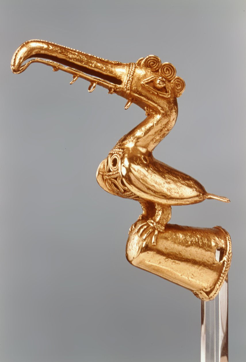 Tukan (altın) by Pre Columbian