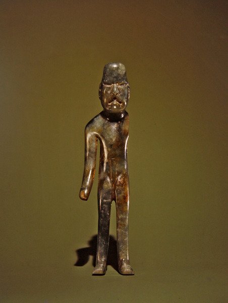 ನಿಂತಿರುವ ಮನುಷ್ಯ, ಓಲ್ಮೆಕ್ ಸಂಸ್ಕೃತಿ (ಜೇಡ್) ಟರ್ಕ್ by Pre Columbian Pre Columbian