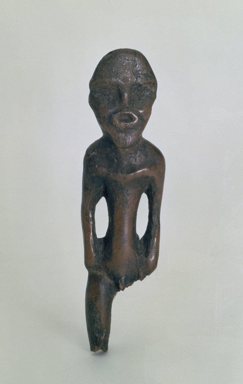 İdol, MÖ 4. binyıl (geyik boynuzu) by Prehistoric