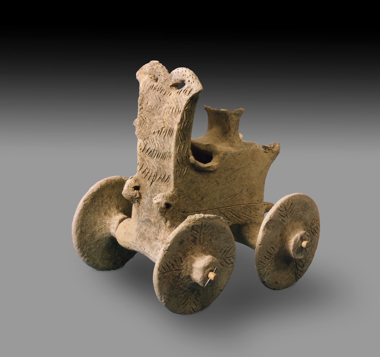 Tarih öncesi model Savaş Arabası (pişmiş kil) by Prehistoric