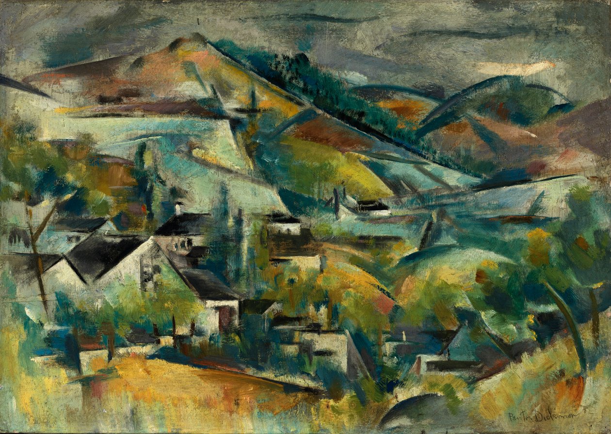 Quebec, yaklaşık 1925. by Preston Dickinson