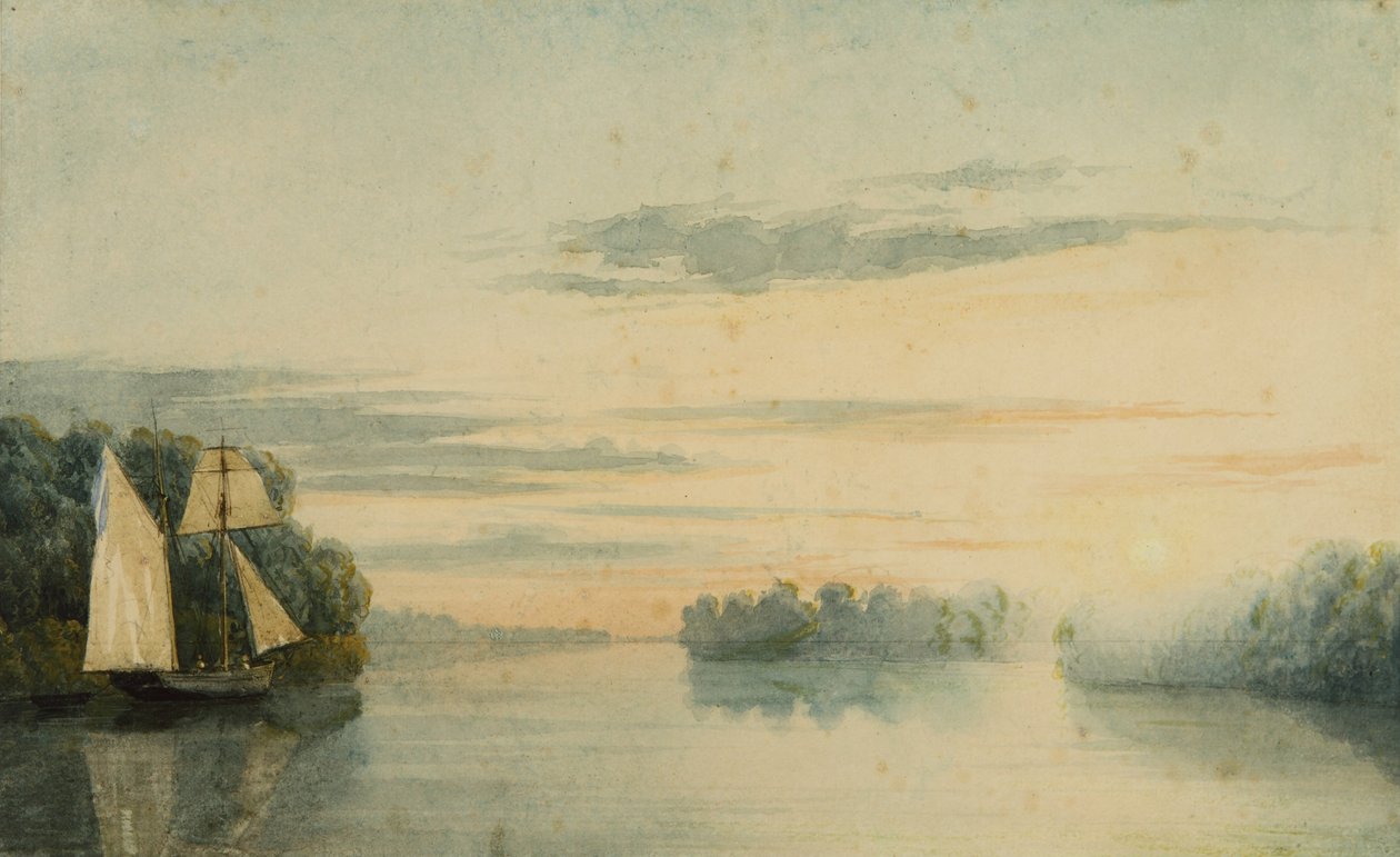 Manzara (Tres Bocas Kaplanı) by Prilidiano Pueyrredon