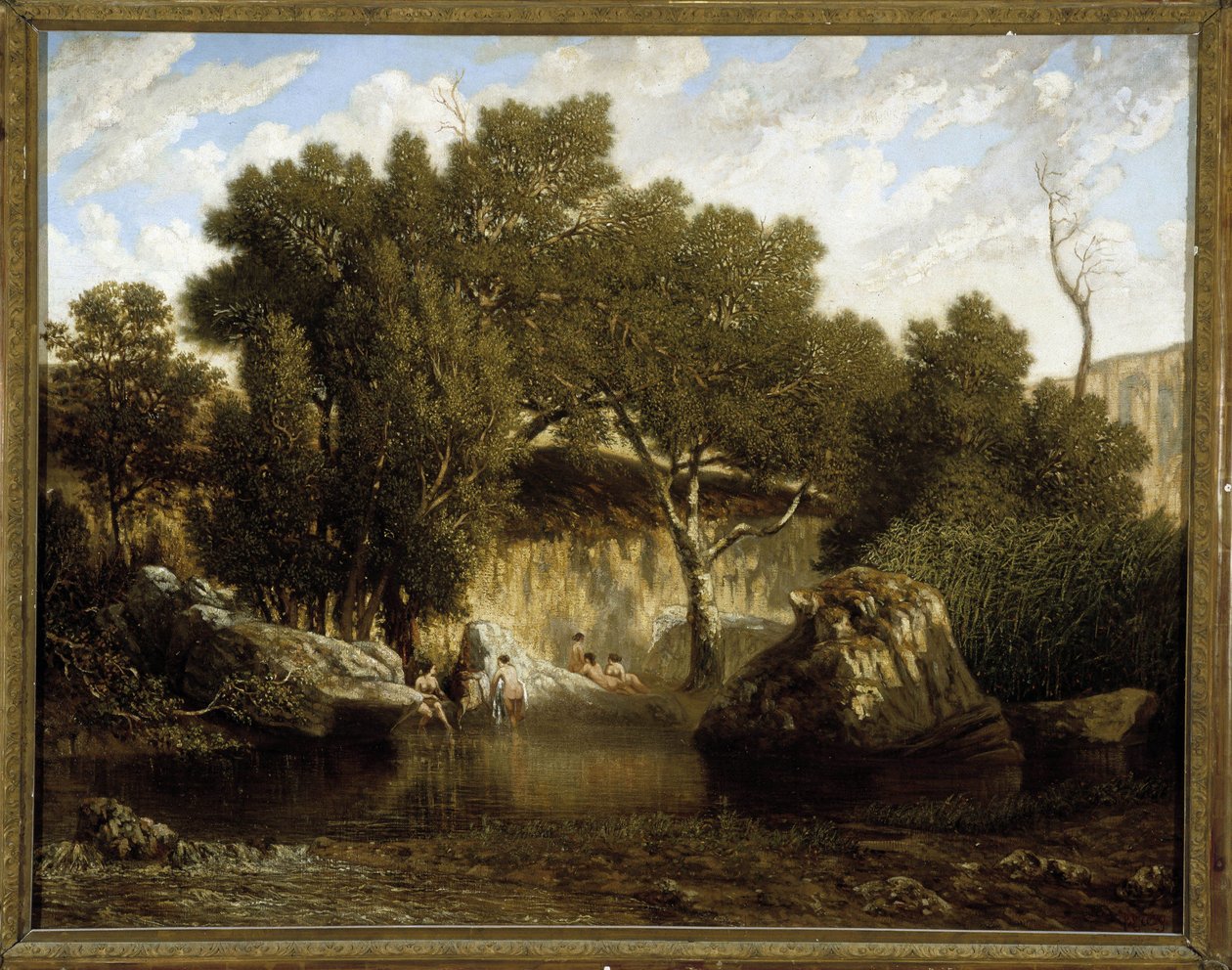 banyo yapanlar by Prosper Joseph Gresy
