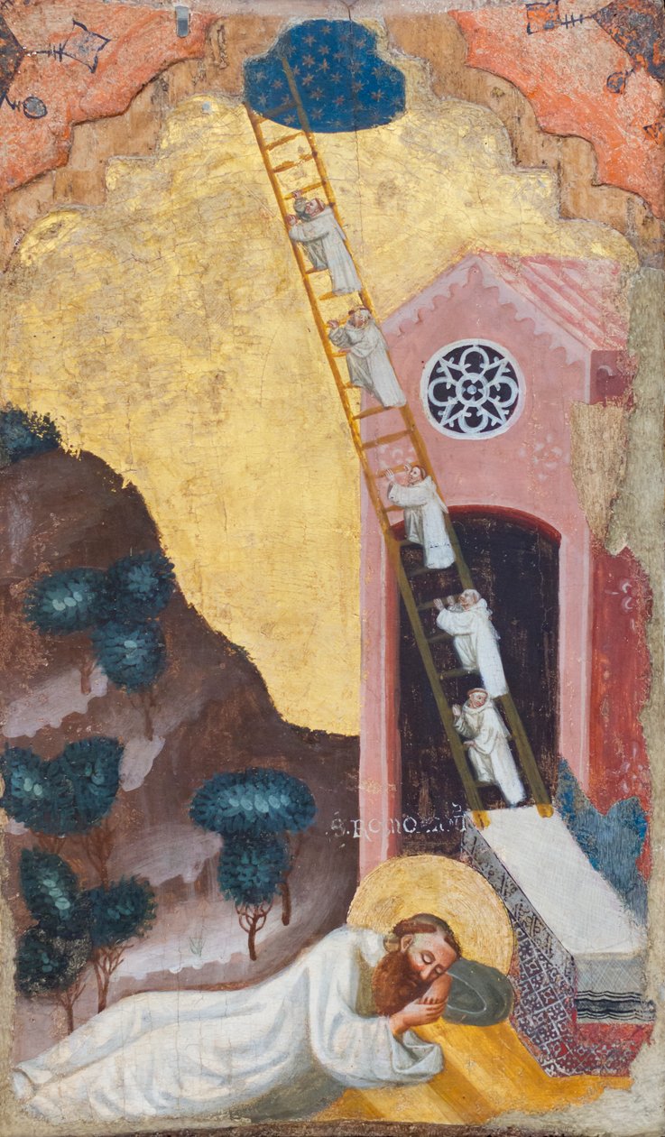 St Romuald'ın Vizyonu by Pseudo Jacopino di Francesco