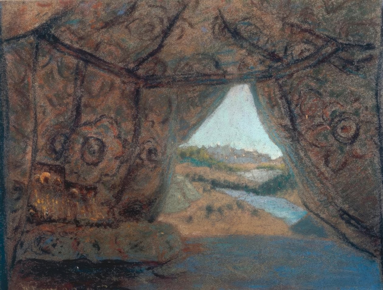 N.Rimsky-Kors., Kız v. Pskov / Roerich by Pskow