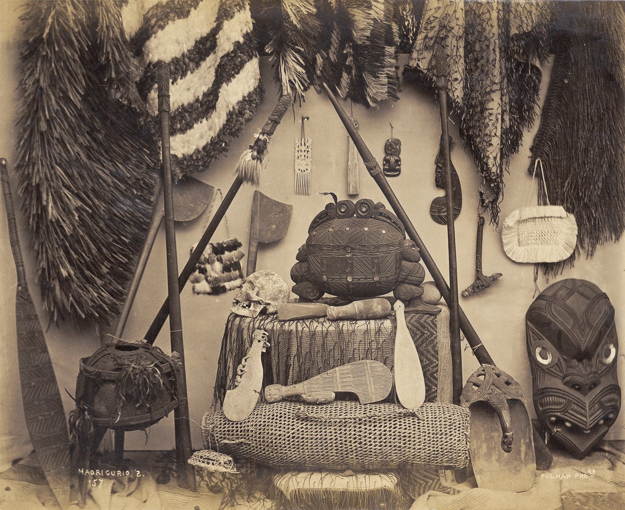 Maori Curios, 1870