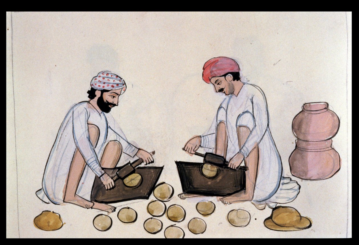 Pulse-cake Maker, c.1890 (kağıt üzerinde wc) by Punjabi School