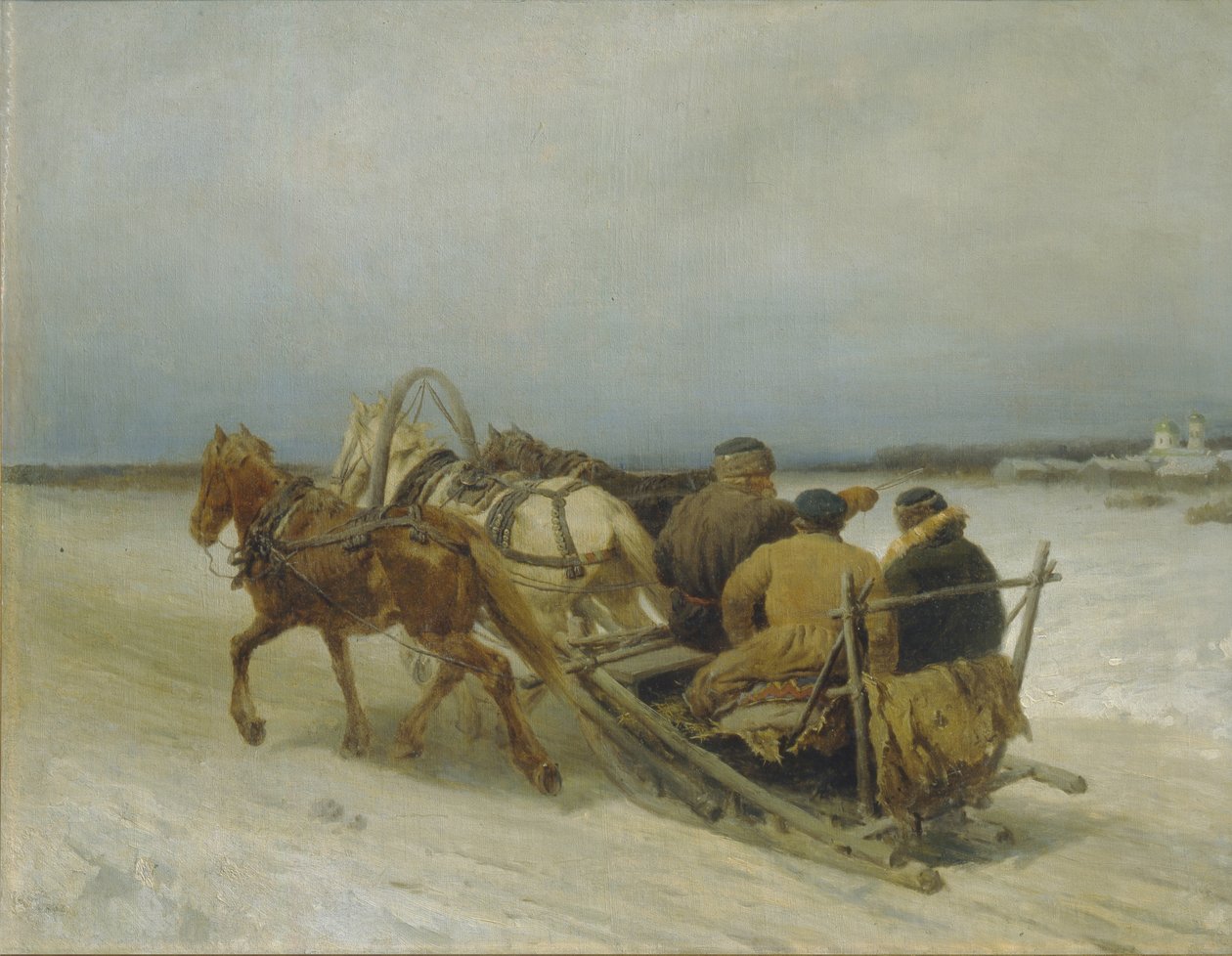 Kışın Troyka, 1880