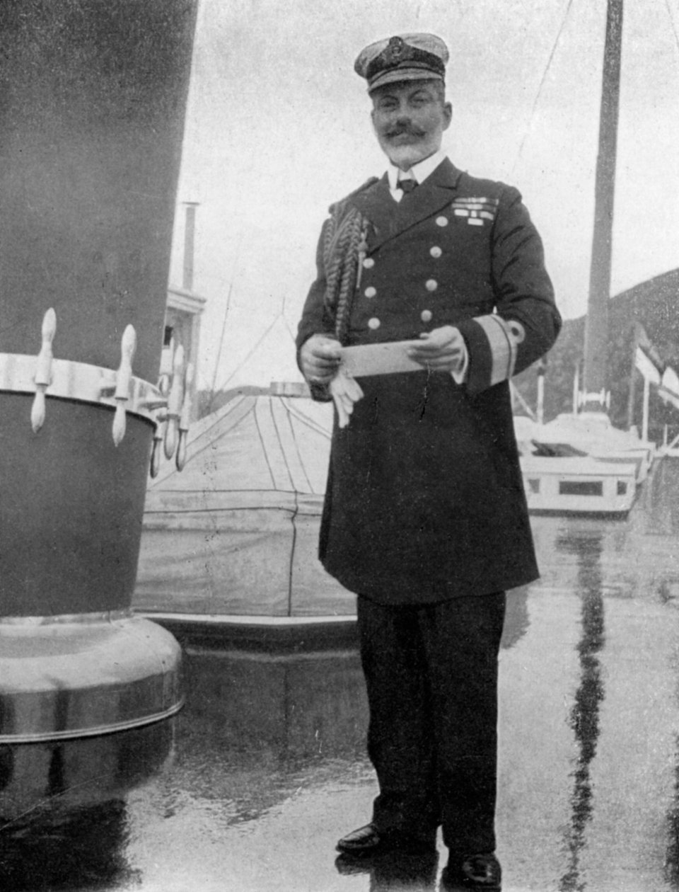 Amiral Sir Archibald Milne 1855-1938, 1908. by Queen Alexandra