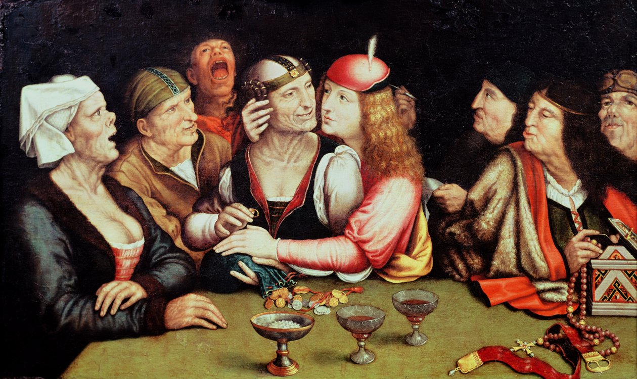 Evlilik Sözleşmesi by Quentin Massys or Metsys