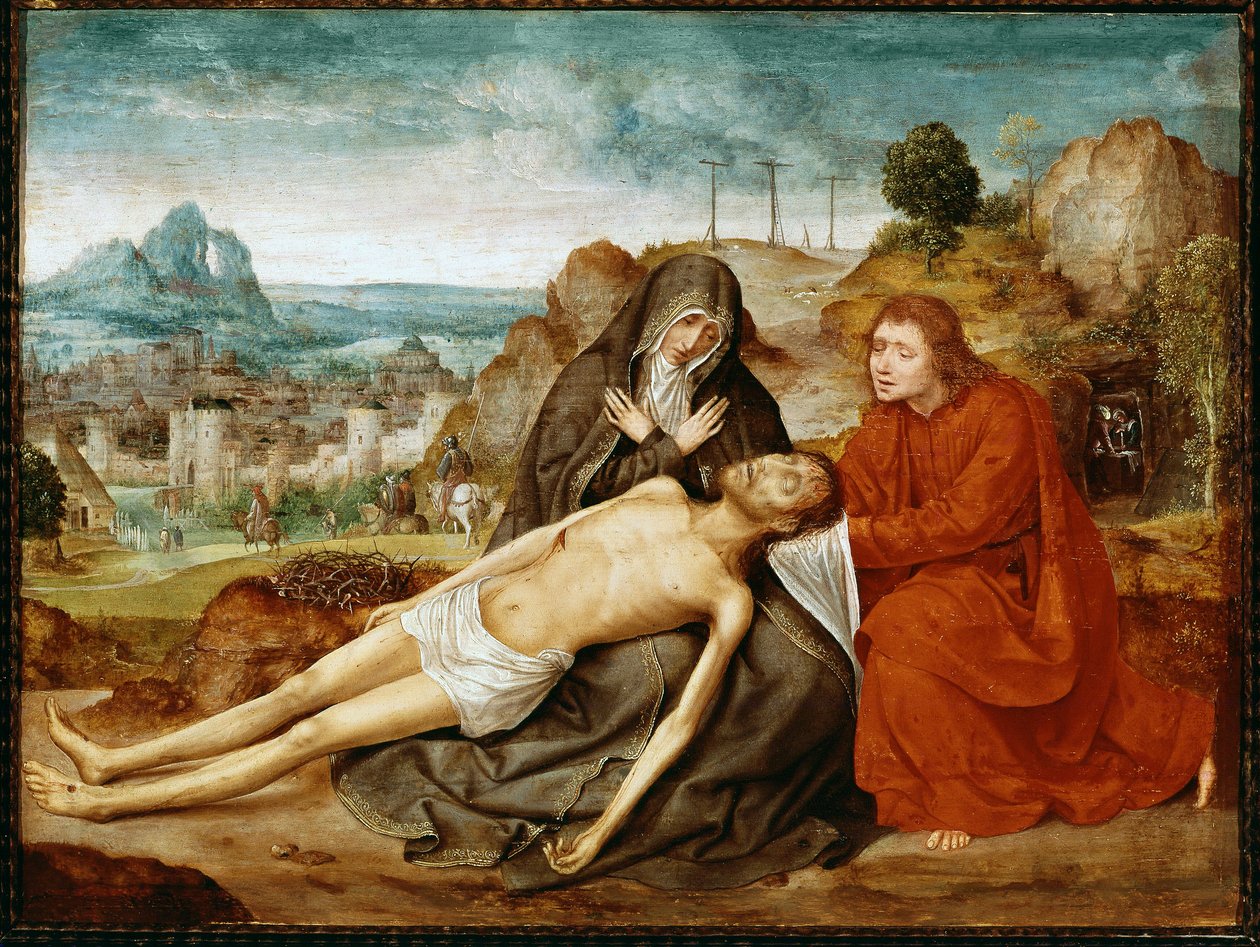 Pieta (Resim by Quentin Massys or Metsys