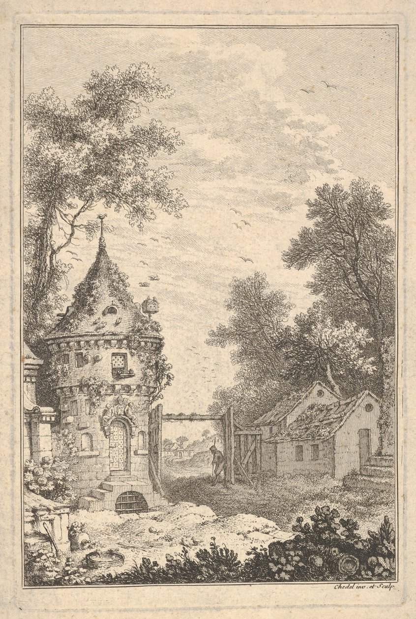 Bahçe Sahnesi.n.d. by Quentin Pierre Chedel