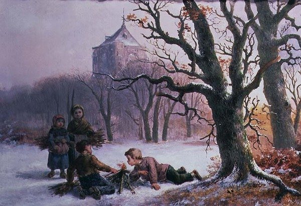 Karda Oynayan Çocuklar by R. Favelle