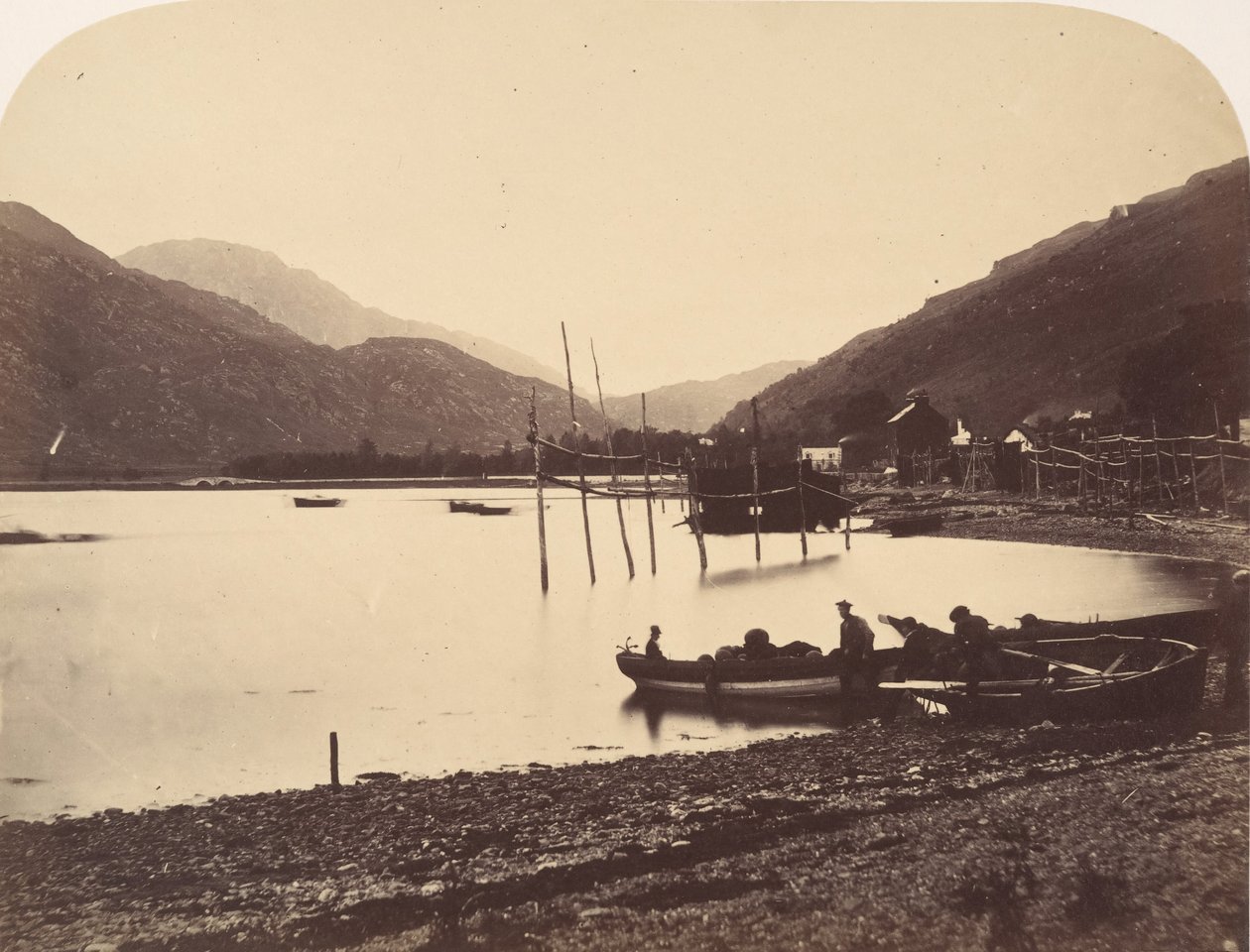 Loch Uzun Kafa, 1856. by R. H. Henry