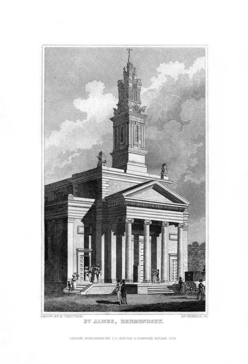 Aziz James, Bermondsey, Surrey, 1829. by R. Winkles