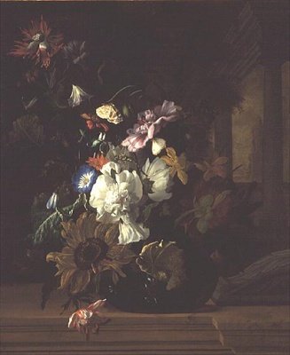 Çiçek vazosu by Rachel Ruysch