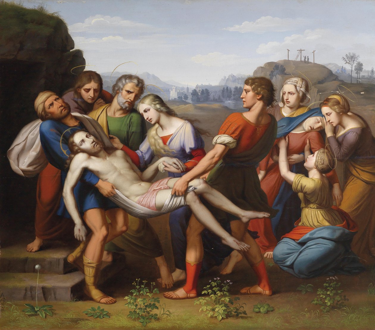 Grablegung Christi by Raffaello Sanzio Raphael