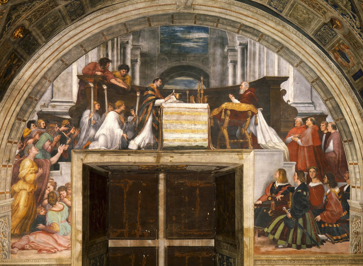 Bolsena Kütlesi by Raffaello Sanzio Raphael