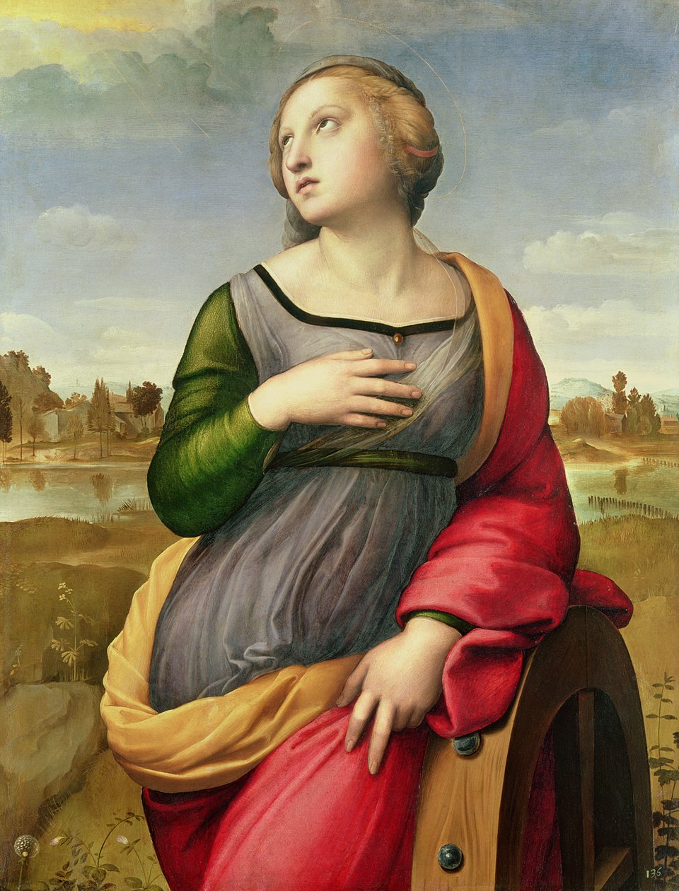 İskenderiyeli Aziz Catherine, 1507-8 by Raffaello Sanzio Raphael