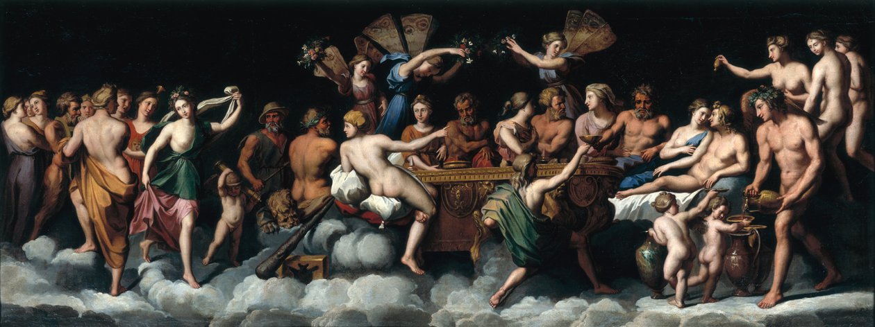 The Banquet of the Gods  by Raffaello Sanzio Raphael