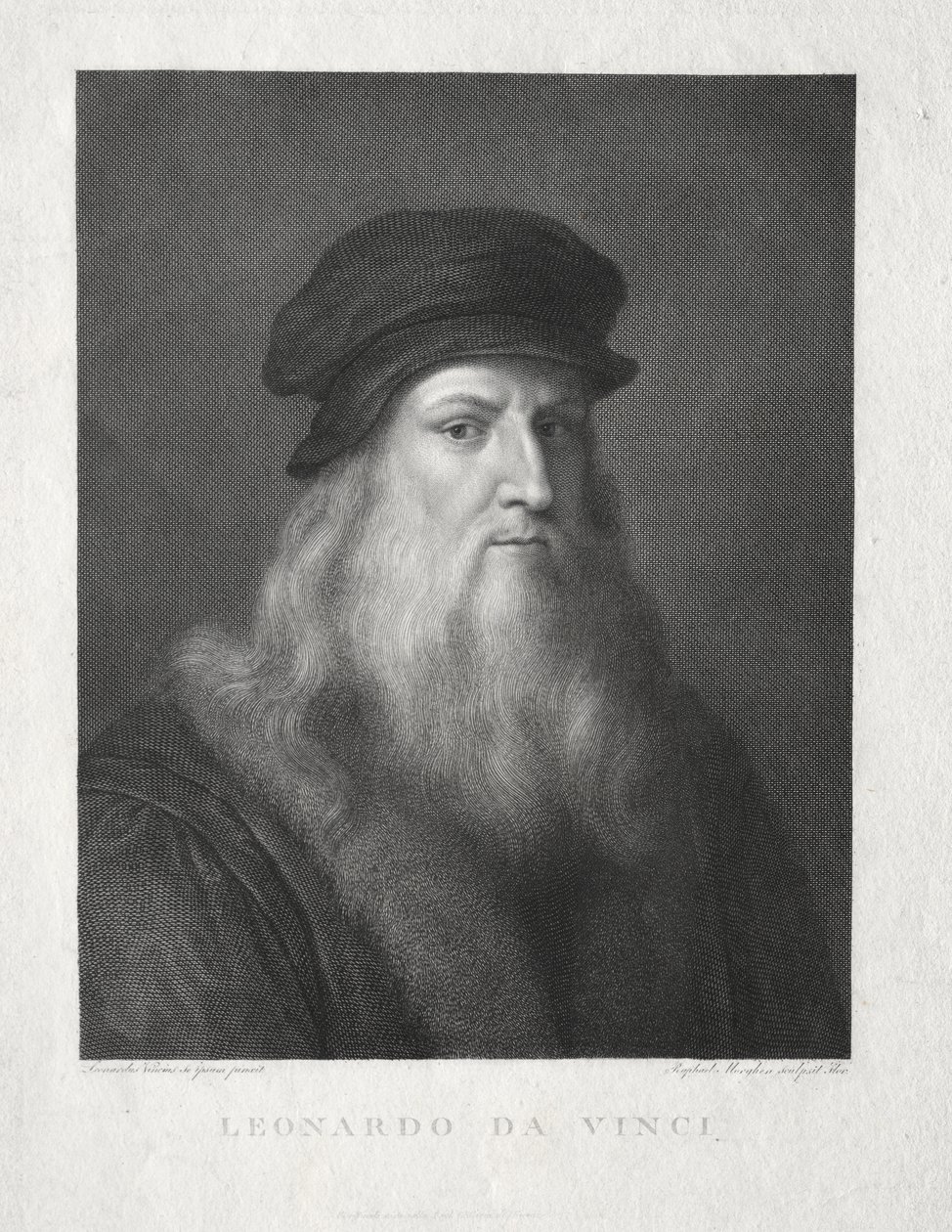 Leonardo da Vinci by Raffaello Morghen