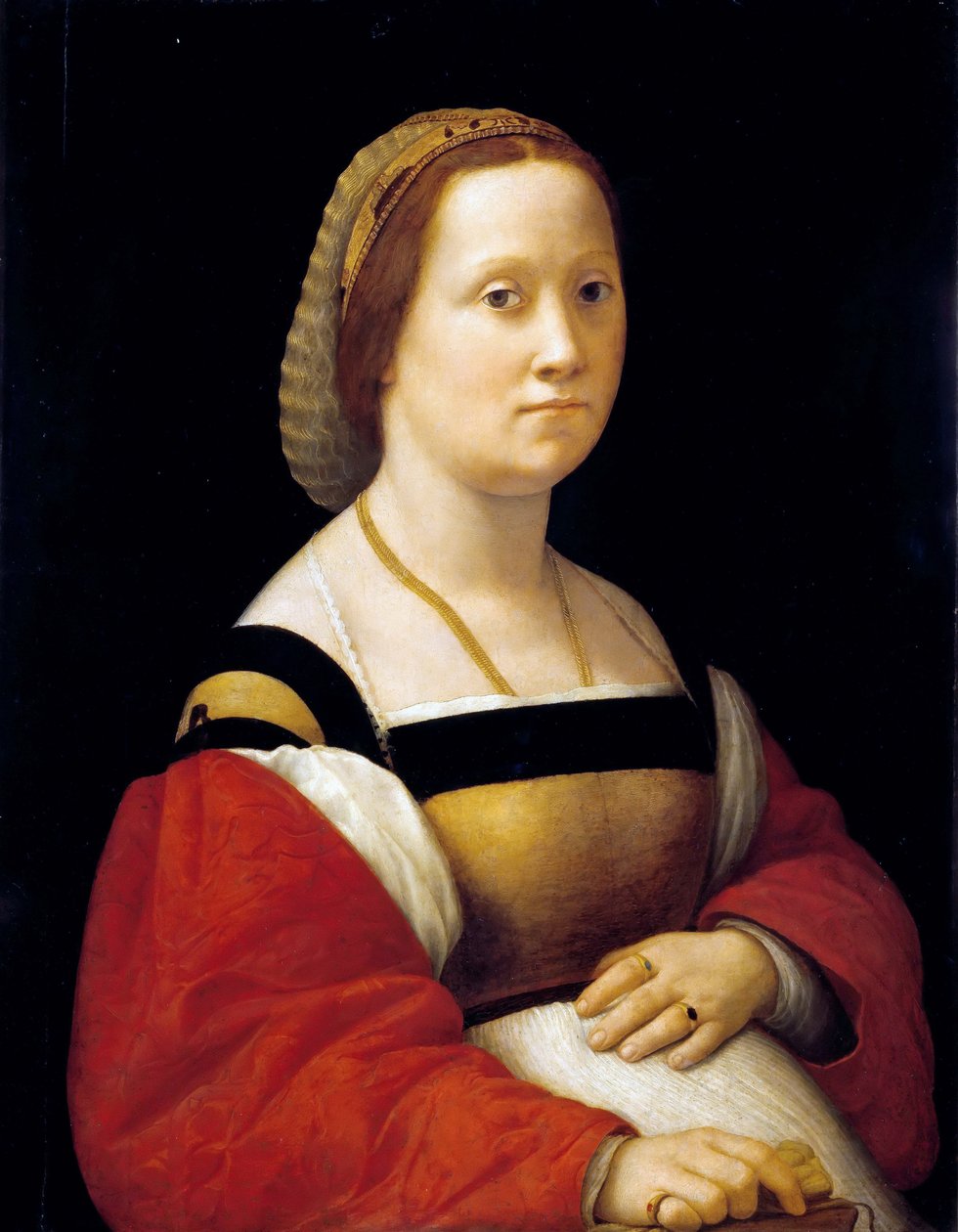 Hamile kadın, 1505-1506. by Raffaello Sanzio Raphael