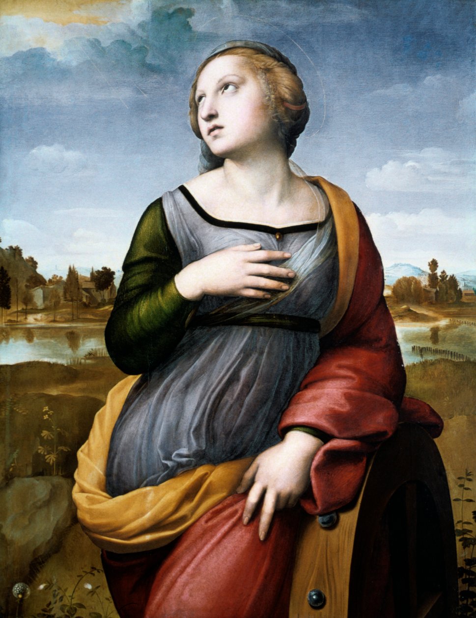 İskenderiyeli Aziz Catherine, c1507 by Raffaello Sanzio Raphael