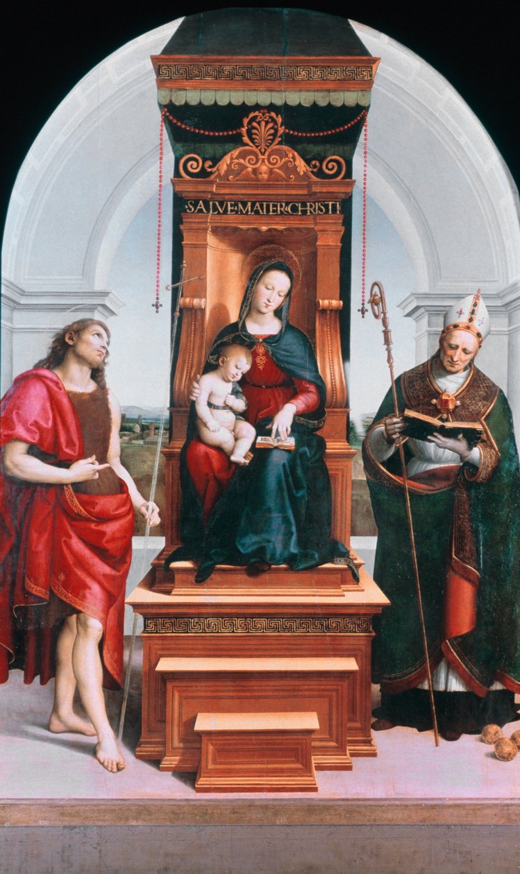 Ansidei Madonna, 1505 by Raffaello Sanzio Raphael