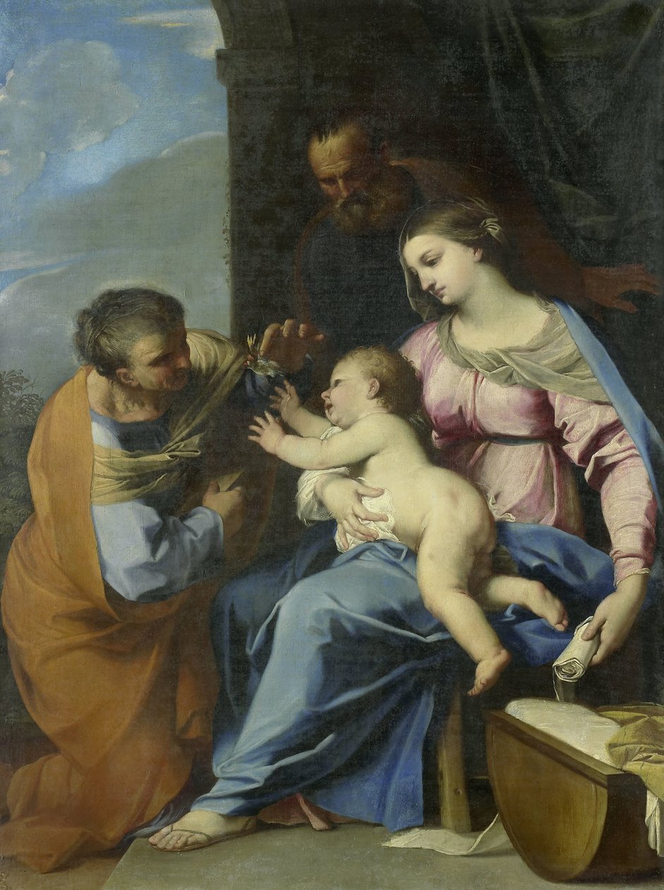 Kutsal Aile by Raffaello Vanni (attributed to)