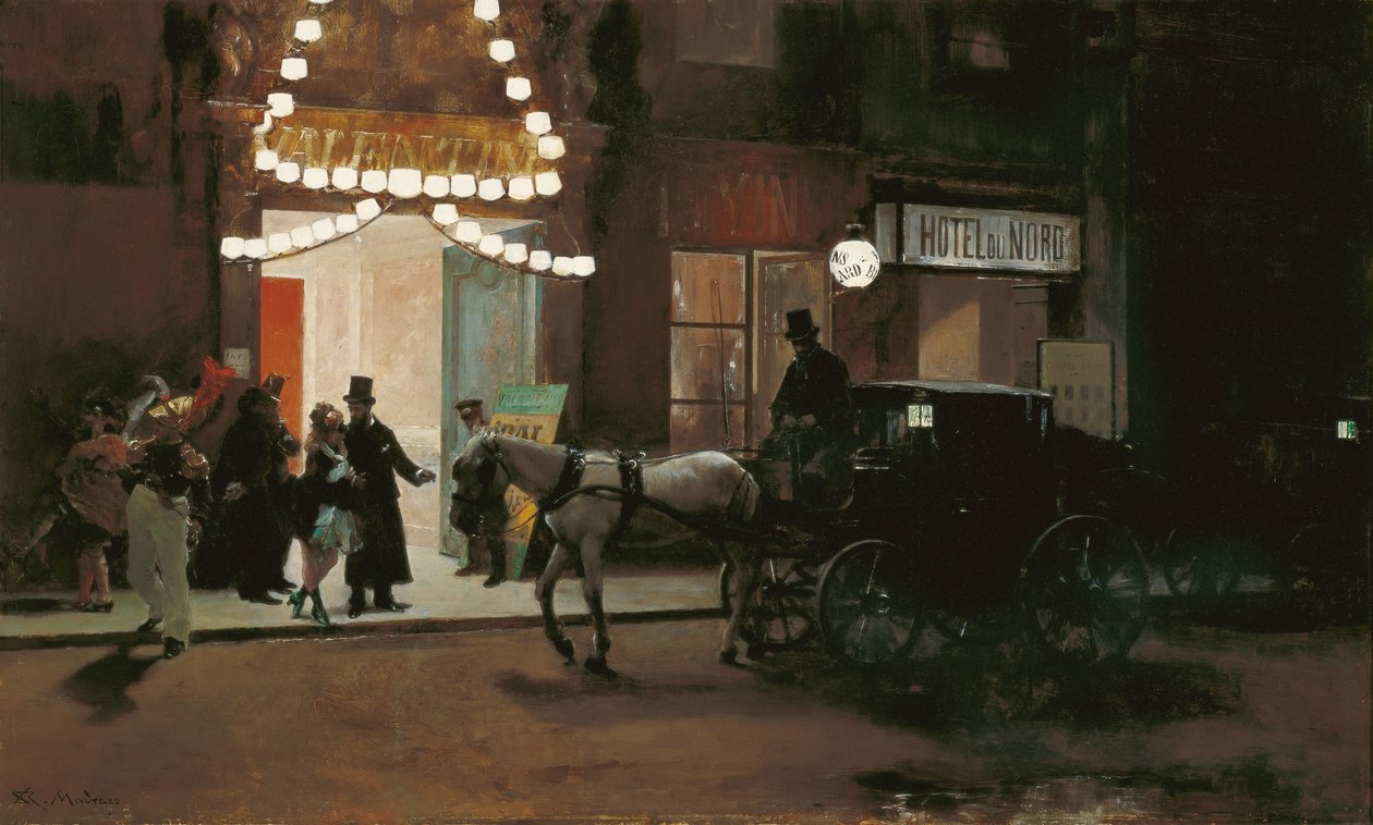 Maskeli Topu Bırakmak by Raimundo de Madrazo y Garreta