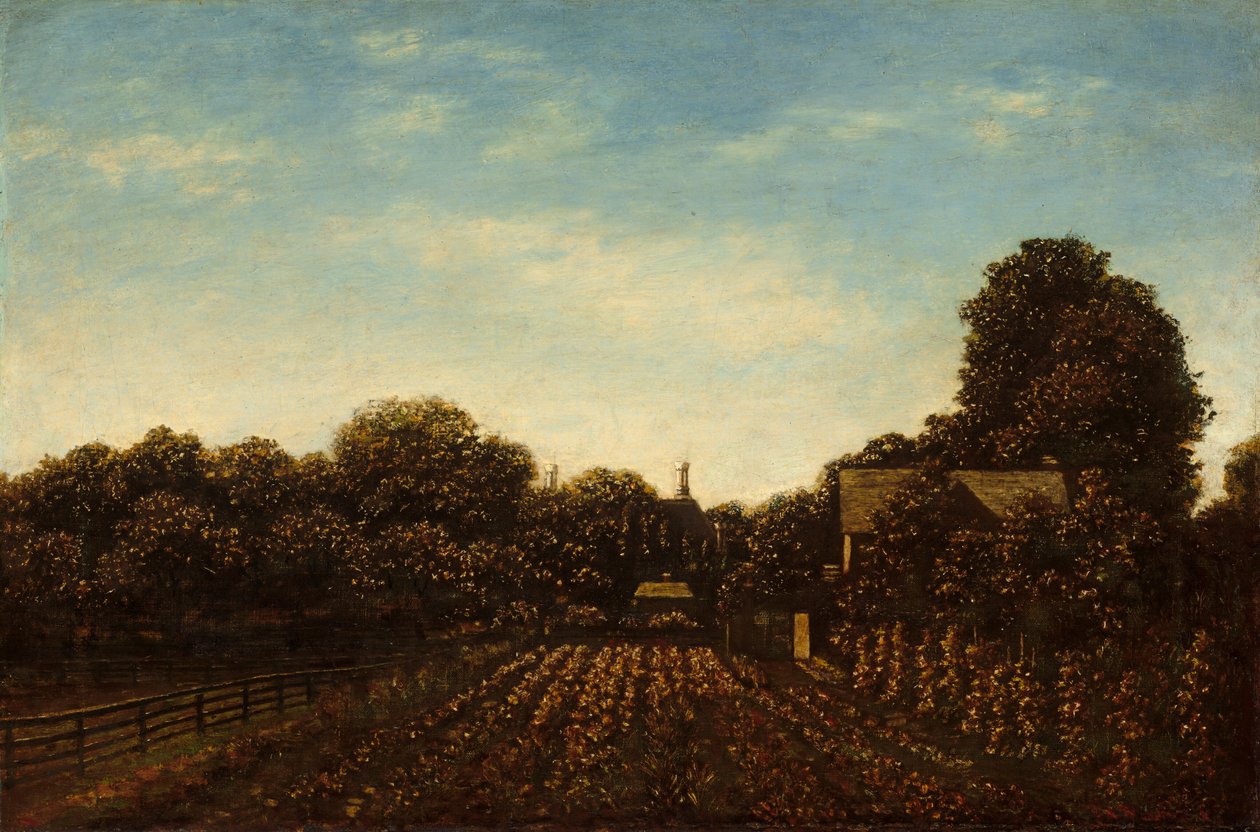 Sanatçının Bahçesi, c. 18791889. by Ralph Albert Blakelock