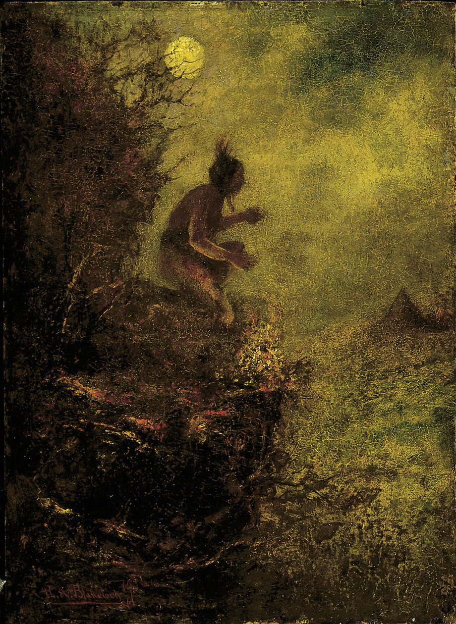 Sinyal Ateşi, 1885-1890. by Ralph Albert Blakelock
