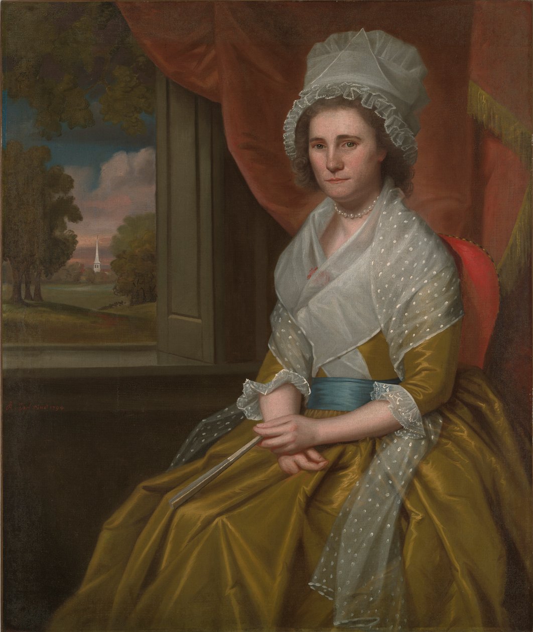 Mary Sylvester Welles Davenport (1754) by Ralph Earl
