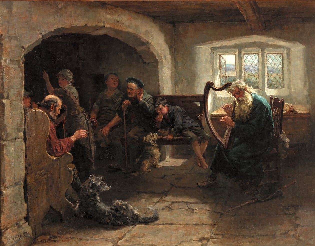 Lay of the Last Minstrel, 1890 by Ralph Hedley