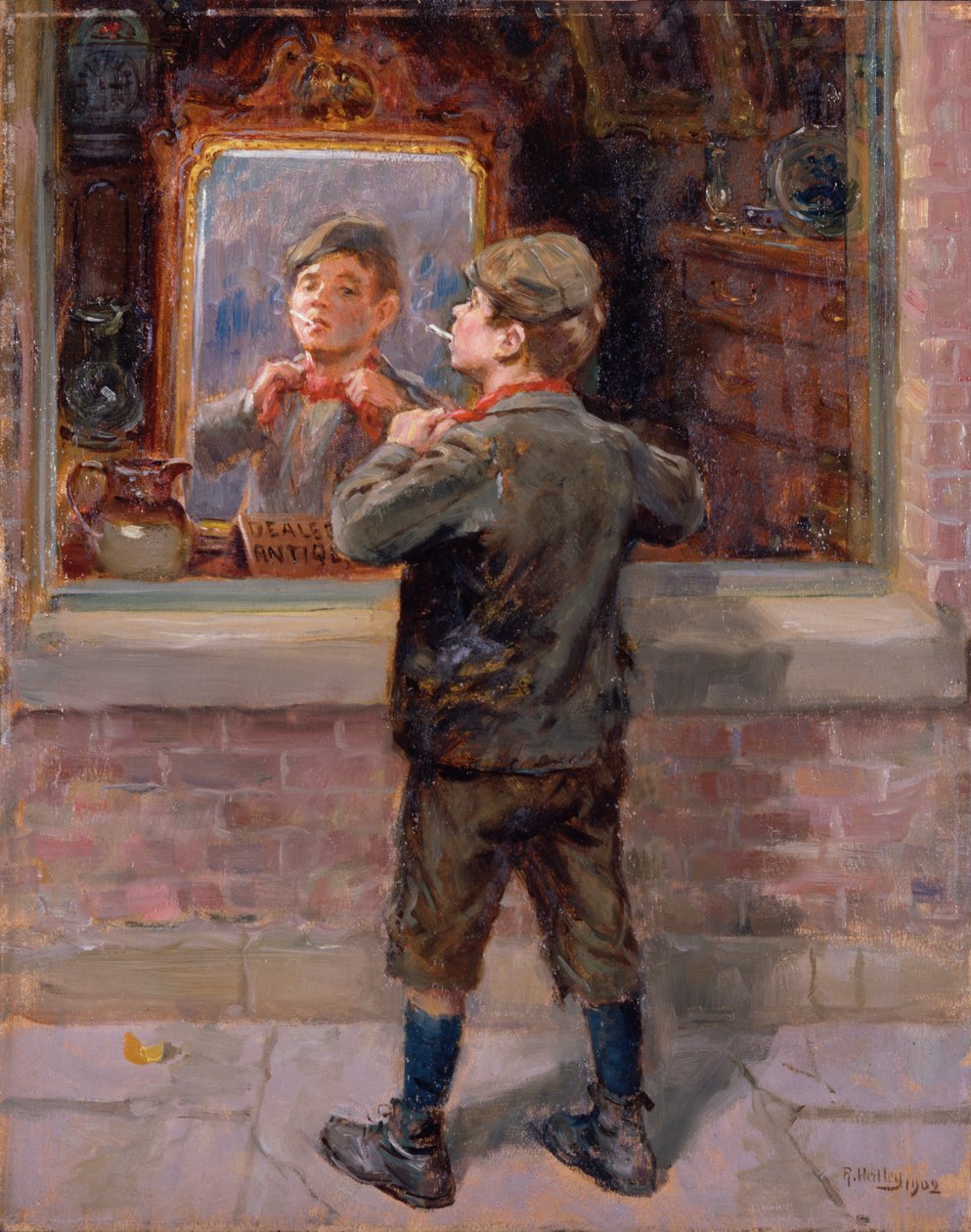 Eski Merak Dükkanı, 1909 by Ralph Hedley