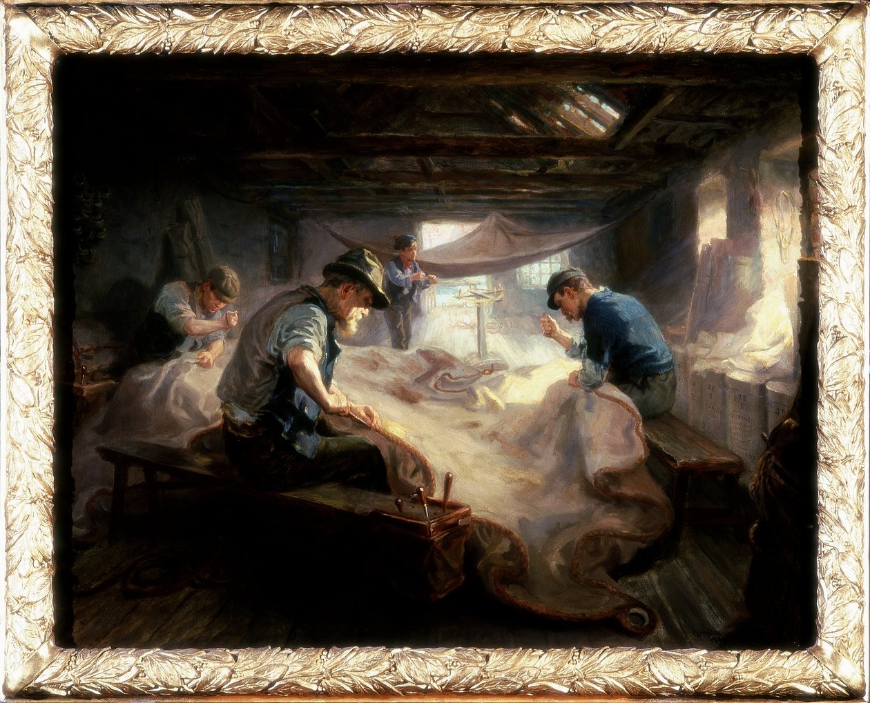 Yelkenli Çatı Katı, 1908 by Ralph Hedley