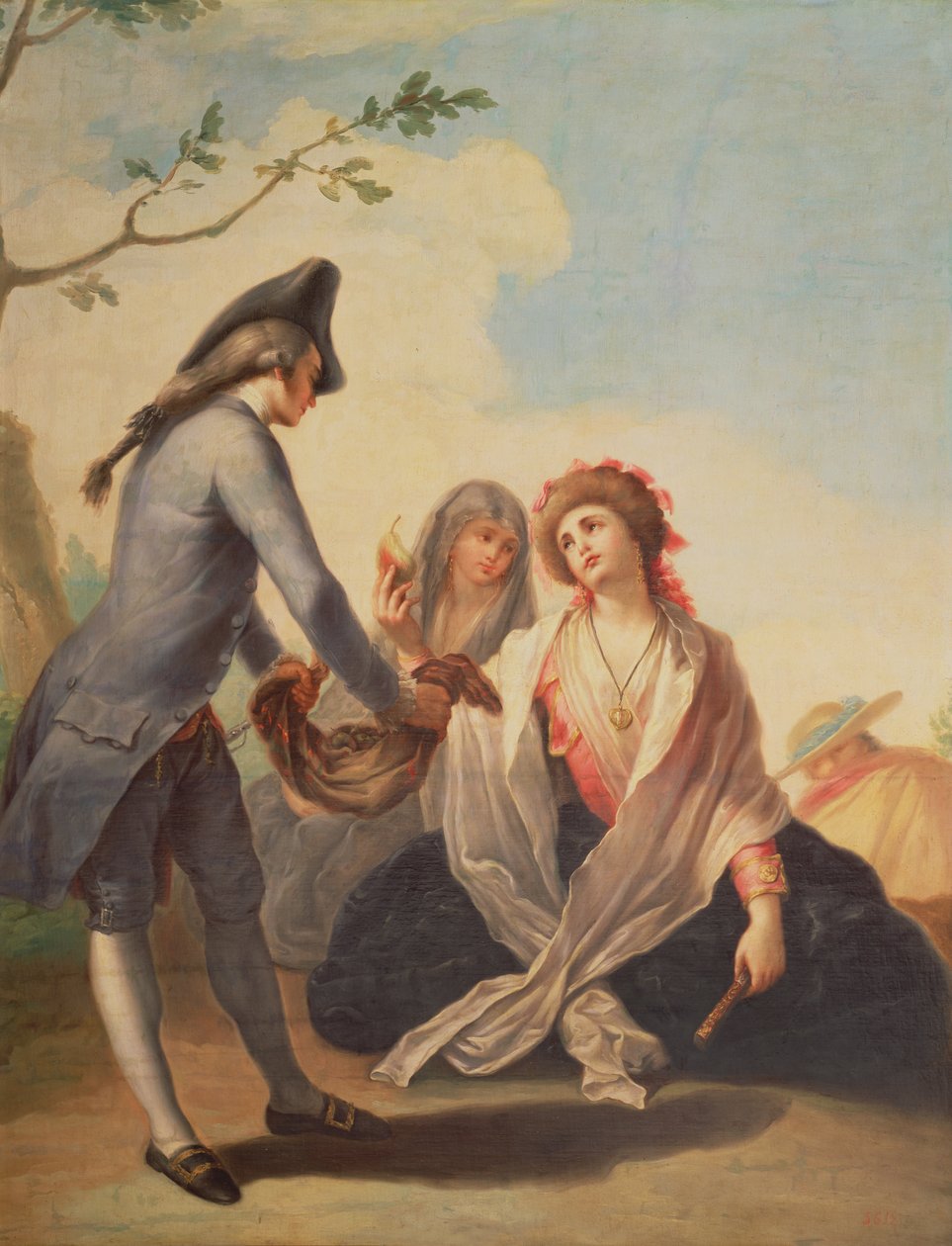 Bir Ülke Hediyesi. c.1778 by Ramon Bayeu y Subias