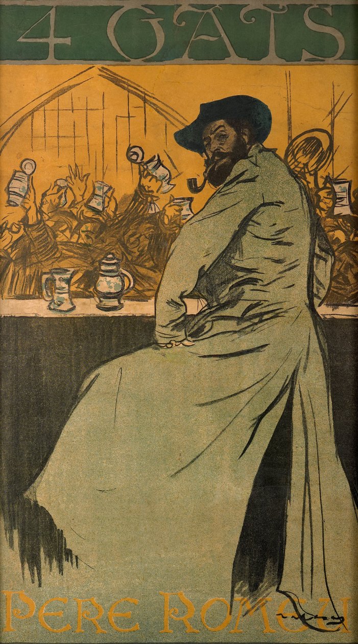 4 Kedi by Ramon Casas i Carbo
