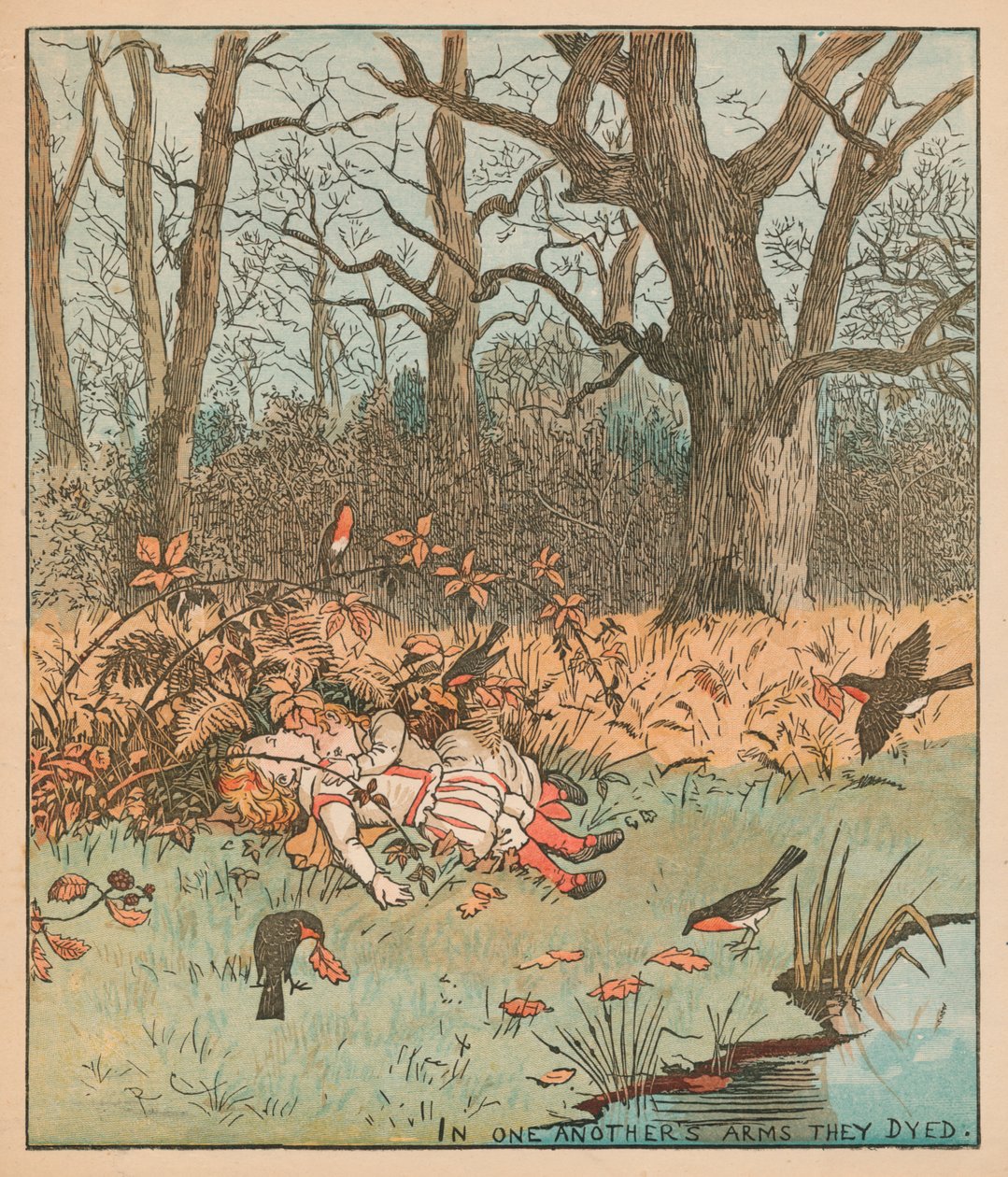Ormandaki Bebekler, c1878. by Randolph Caldecott