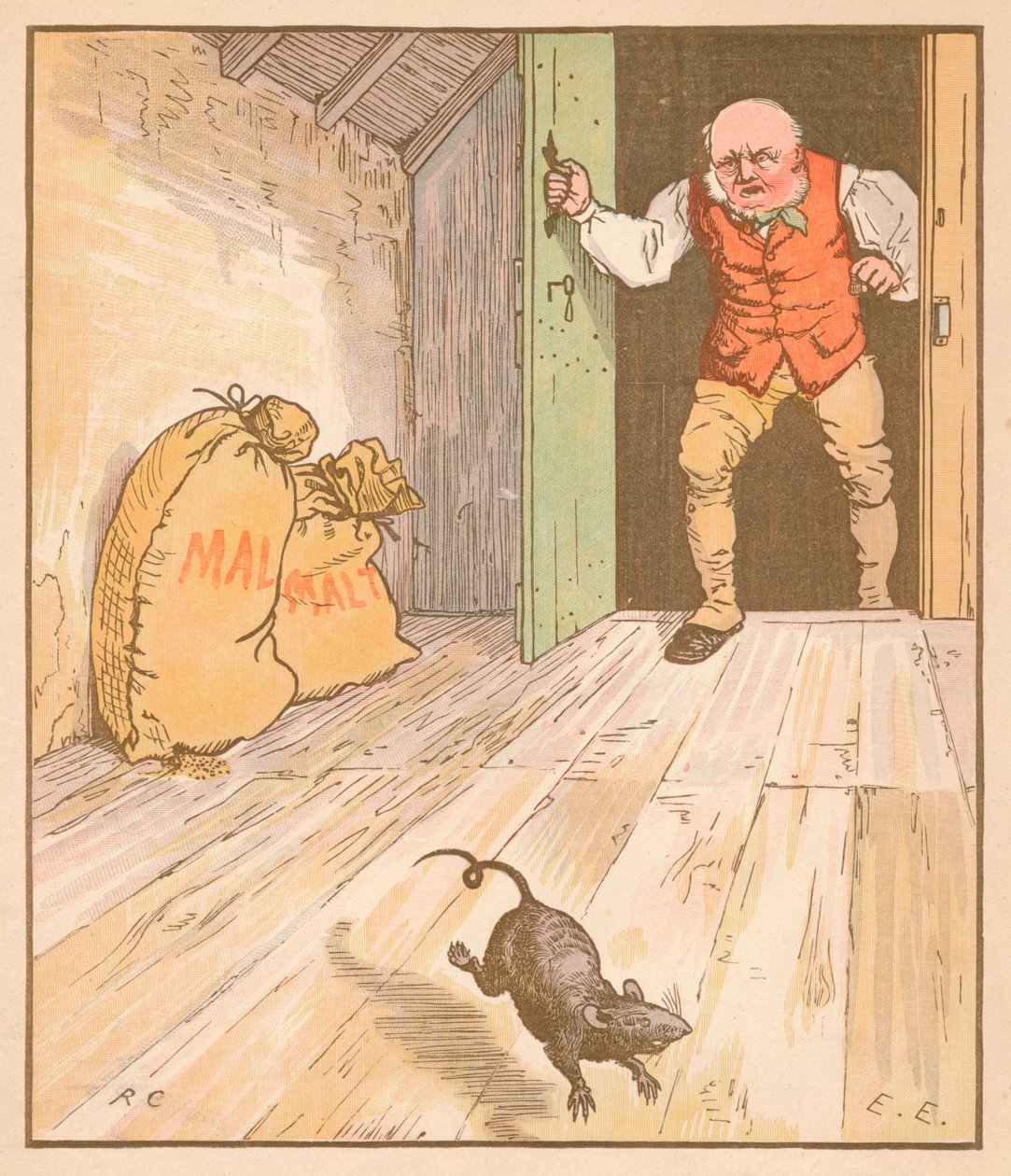 Fare maltı yedi..., c1878. by Randolph Caldecott