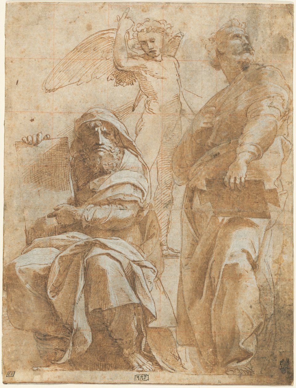 Hoşea ve Yunus Peygamberler by Raphael