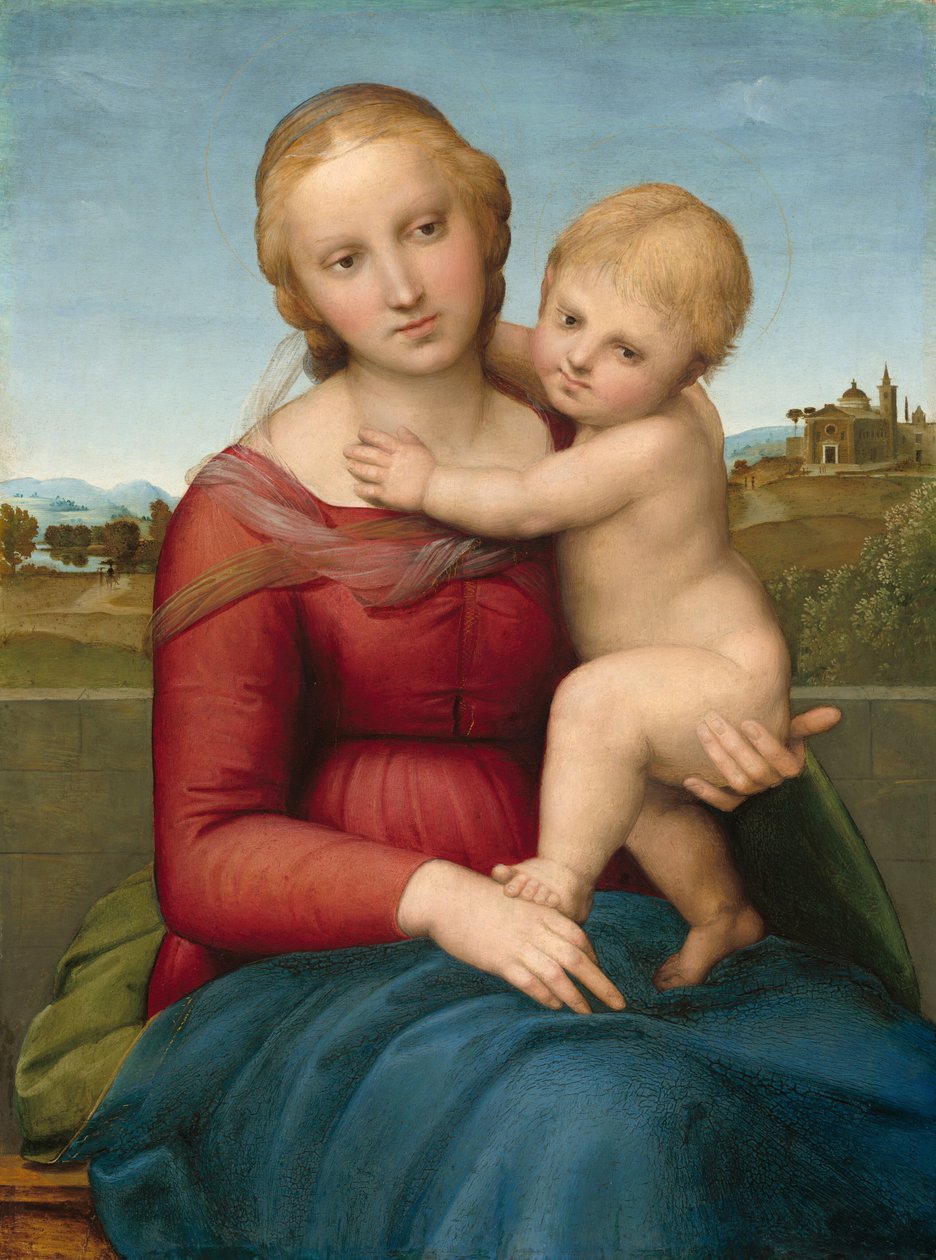 Küçük Cowper Madonna, c. 1505. by Raphael