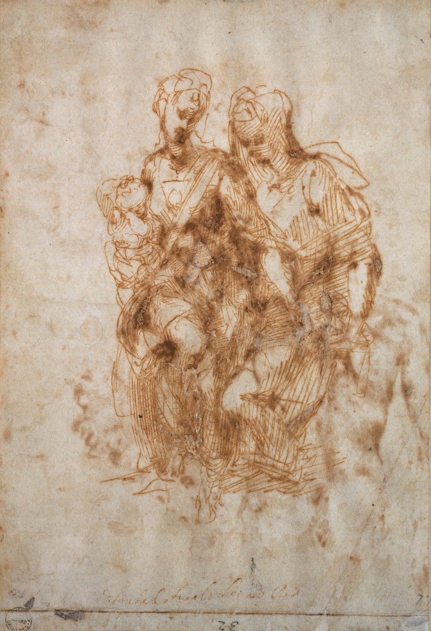 Aziz Anne ile Bakire ve Çocuk, c1500-1520 by Raphael