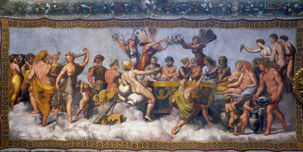 Aşk Tanrısı ve Ruhun Düğün Ziyafeti, 1517. by Raphael