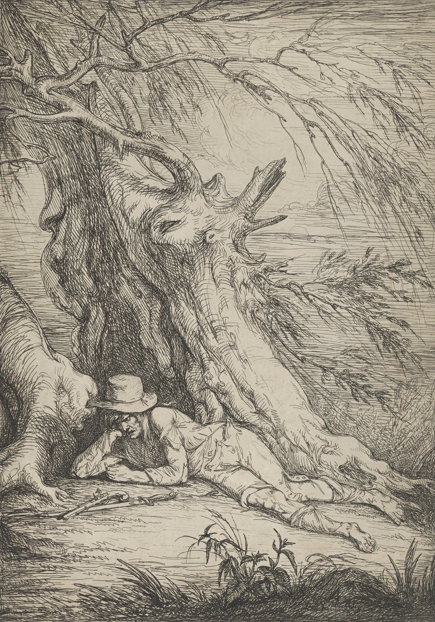 Bir Ağacın Altındaki Haydut, 1795-1801. by Raphael Lamar West